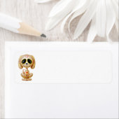 Bruine Zombie Sugar Puppy Etiket (Insitu)