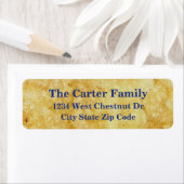 Bruine zonnescherm: terugzendlabel etiket (Insitu)