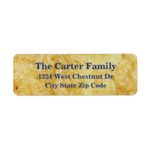 Bruine zonnescherm: terugzendlabel