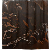 Bruine, zwarte en grijze zwembroeken douchegordijn (Voorkant)