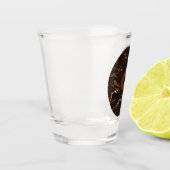 Bruine, zwarte en grijze zwembroeken shot glas (Links)