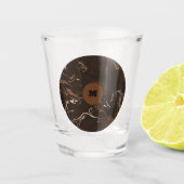 Bruine, zwarte en grijze zwembroeken shot glas (Voorkant)