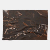 Bruine, zwarte en grijze zwembroeken theedoek (Horizontaal)