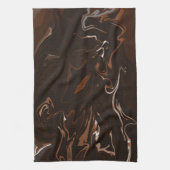 Bruine, zwarte en grijze zwembroeken theedoek (Verticaal)