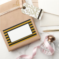 Bruine, zwarte en witte strepen