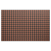 Bruine Zwarte Houndstooth Schotse ruit  Stof (Fat Quarter)