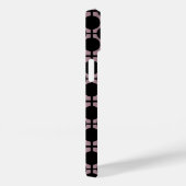 bruine zwarte polka dot check pattern mode Case-Mate iPhone case (Achterkant / Rechts)