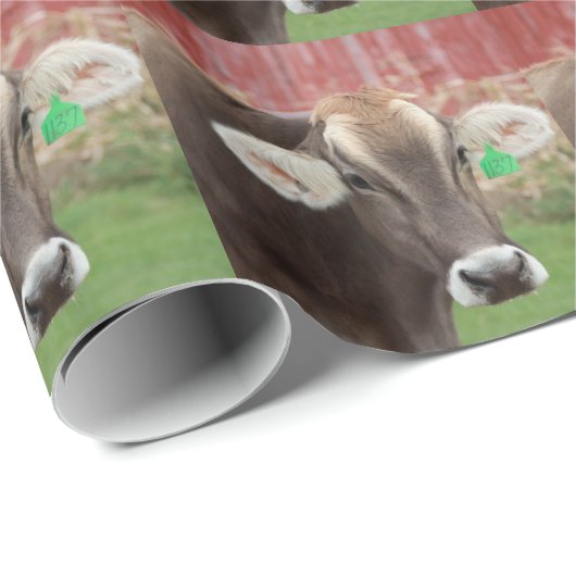 Bruine Zwitserse kool Cadeaupapier (Rol Hoek)