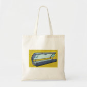 Bruiningsbed Retro Spa Tote Bag (Voorkant)