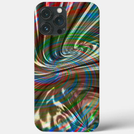 Bruinkleurige, zijdeachtige stof met ronde streep Case-Mate iPhone case