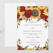 bruinkool voor zonnebloemen en rozen kaart (Voorkant / Achterkant)