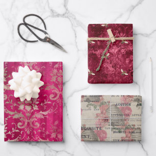  bruinkoolbloem inpakpapier vel