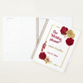 bruinkoolbloemen - elegante bruiloft planner (Display)