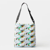 bruinkoolbriketten crossbody tas (Achterkant)