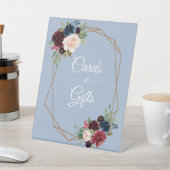 Bruinkoolkaartjes en -cadeautjes reclamebord met voetstuk (Insitu)