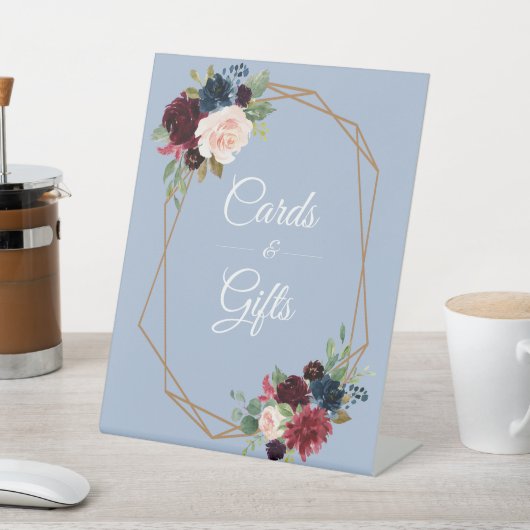 Bruinkoolkaartjes en -cadeautjes reclamebord met voetstuk (Insitu)