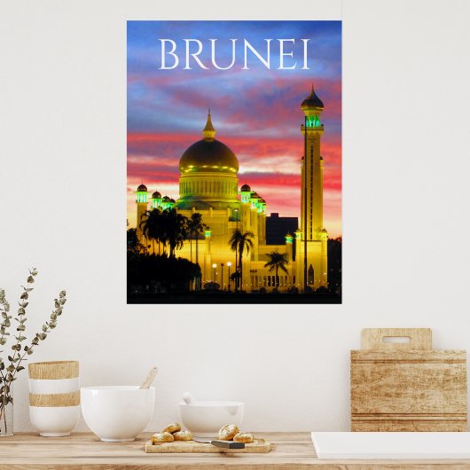bruinkoolmoskee poster (Keuken)