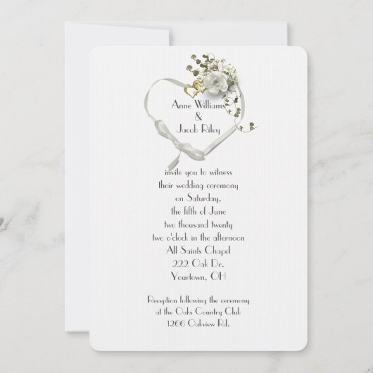 bruinkoolorchideeën en -ringen kaart (Achterkant)