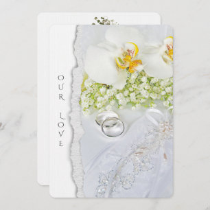 bruinkoolorchideeën en -ringen kaart