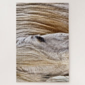 bruinkoolpaardenpuzzel legpuzzel (Verticaal)