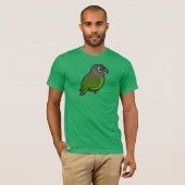 Bruinkoppapegaai T-shirt (Voorkant volledig)