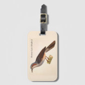 Bruinoorbuulbagagelabel Bagagelabel (Voorkant (verticaal))