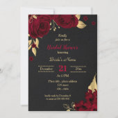 bruinrood vrijgezellenfeest kaart (Voorkant)