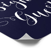 bruinroze floranje poster (Hoek)