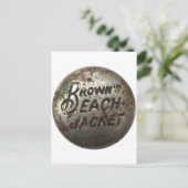 Bruin's Beach Jacket Briefkaart (Staand voorkant)