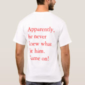 bruinvissen, de gamers motto t-shirt (Achterkant)