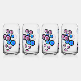 Bruisend als  blikvorm glas