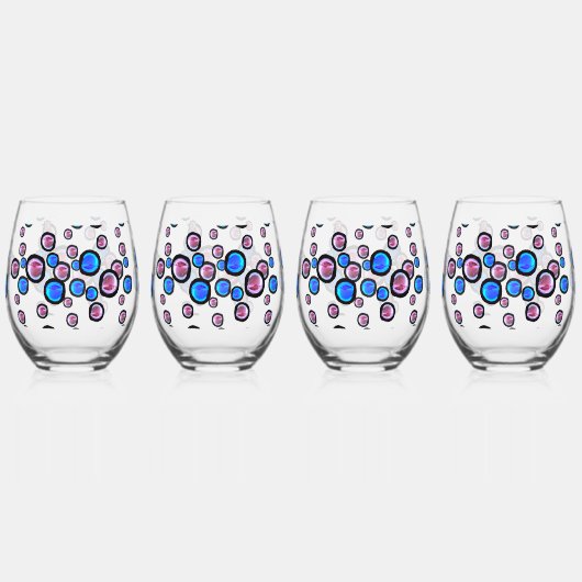 Bruisend als wijnglas zonder voet (Links)