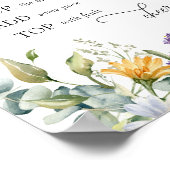 Bruisend Bar | Bloom Wildflower | Mimosa Bar Poster (Hoek)