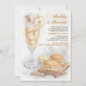 Bruisend en Biscuits Thanksgiving Brunch Kaart (Voorkant)