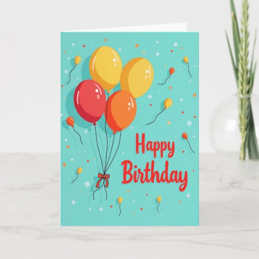 Bruisend Feestelijke Ontwerpkaart Kaart (Voorkant)