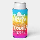 Bruisend feestje op maat seltzer blikjeskoeler (Seltzer Voorkant)