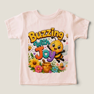 Bruisend van Geluk | Cute Happy Bij Cartoon Ontwer