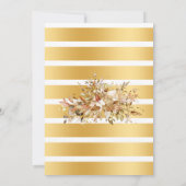 Bruisende Bellen en Drankjes Herfst Bruiloft Feest Kaart (Achterkant)