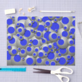 Bruisende bellen Royal Blue Tissue Paper Tissuepapier (Craft)
