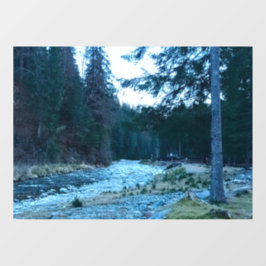 Bruisende Bergstroom – Wilde Natuur Roemenië Raamsticker