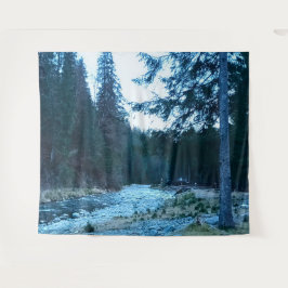 Bruisende Bergstroom – Wilde Natuur Roemenië Wandkleed
