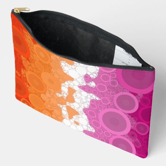 Bruisende Boheemse Groovy Abstracte Lesbische Prid Etui (Open)