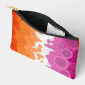 Bruisende Boheemse Groovy Abstracte Lesbische Prid Etui (Open)