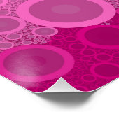 Bruisende Boheemse Groovy Abstracte Lesbische Prid Perfect Poster (Hoek)