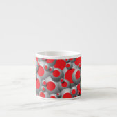 Bruisende bubbels rood espresso kop (Voorkant)