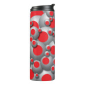 Bruisende bubbels rood thermosbeker (Gedraaid links)