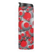 Bruisende bubbels rood thermosbeker (Geroteerd rechts)