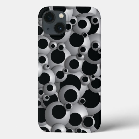 Bruisende Bubbels Zwart Case-Mate iPhone Case (Achterkant)