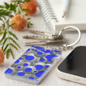 Bruisende Bubbles Royal Blue Sleutelhanger (Voorkant Rechts)