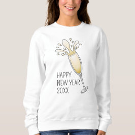 Bruisende champagne trui
